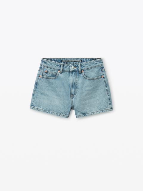 Alexander Wang SHORTY HIGH-RISE SHORT IN DENIM