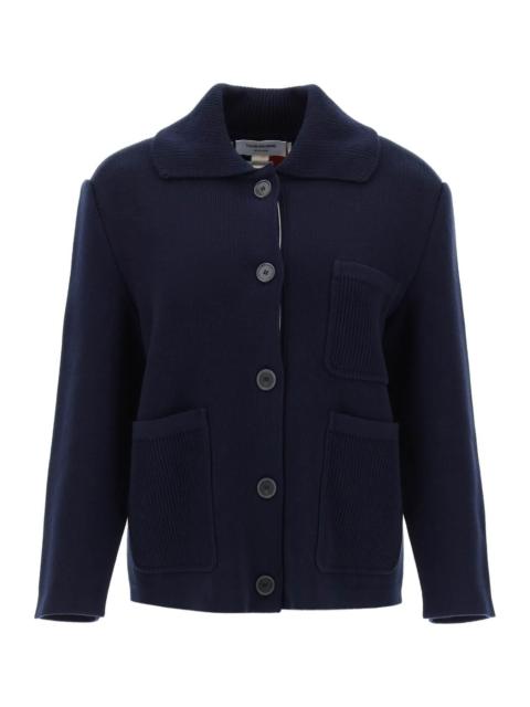 Thom Browne Cotton Cashmere Knit Jacket