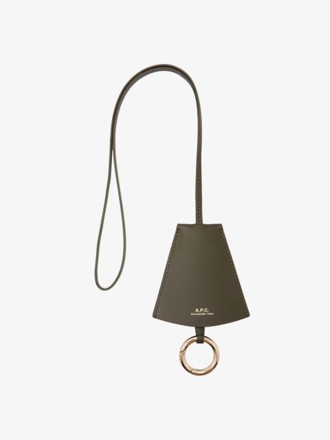 A.P.C. CLOCHE KEY RING