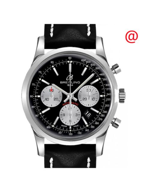 BREITLING Breitling Transocean Chronograph Automatic Chronometer Black Dial Men's Watch AB015212/BF26/435X