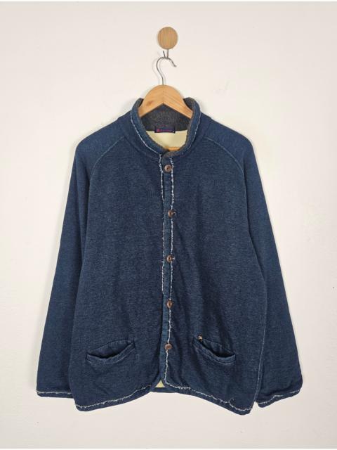 Other Designers Vintage R By 45rpm Indigo Button Up Coat Jacket Sweater