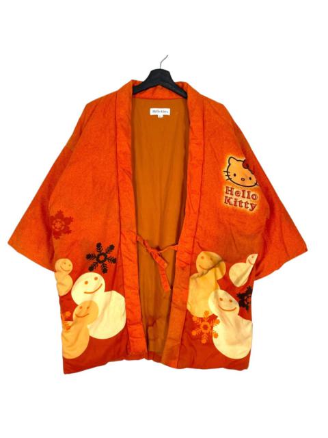 Other Designers Cartoon Network - Vintage Hello Kitty Kimono Jacket Sweater Full Print
