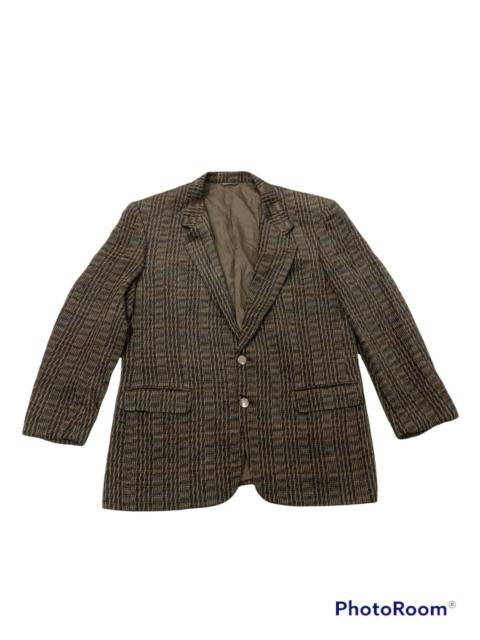 BALENCIAGA VINTAGE BALENCIAGA SILK FRAYED TWEED BLAZER JACKET