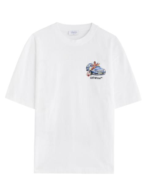 Off-white Skate Arrows Printed Cotton T-shirt