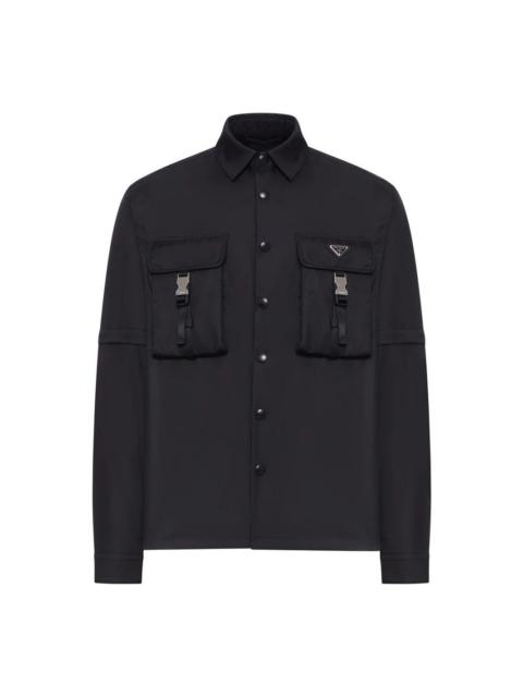 Prada PRADA Black Re-Nylon Shirt New And Authentic (Men's size:M;)