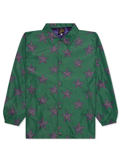 NEEDLES COACH JACKET - GREEN/STAR