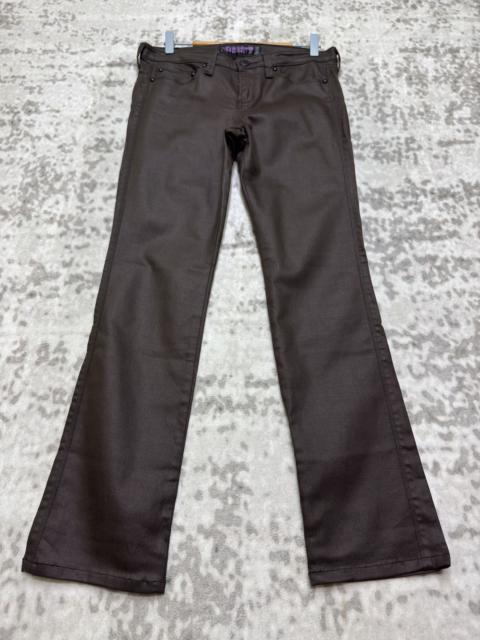 Hysteric Glamour Vintage BACK NUMBER Waxed Skinny Low-Rise Denim Jeans