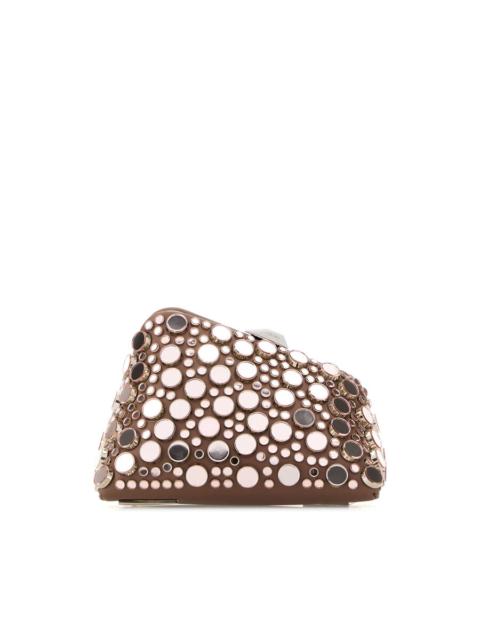 THE ATTICO The Attico Embellished Leather Midnight Clutch