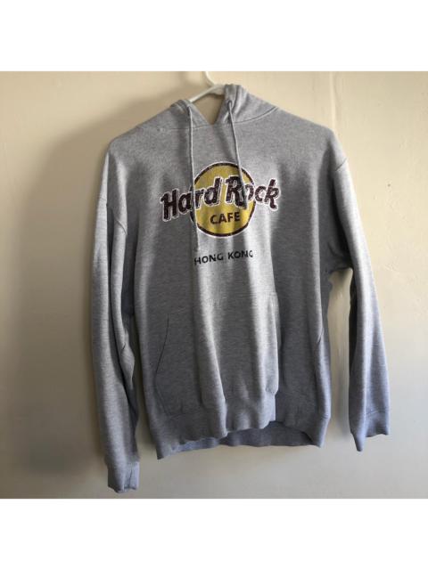 Other Designers Hard Rock Cafe Women's Grey and Yellow Hoodie