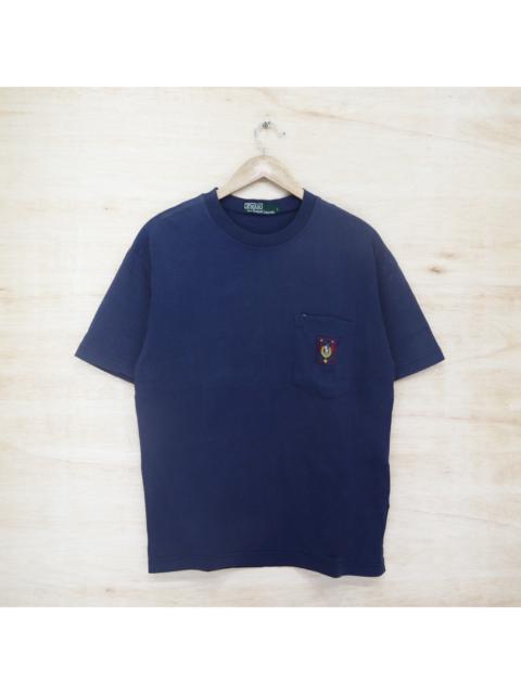Other Designers Vintage 90s POLO By RALPH LAUREN Mini Logo Embroidered Pocket T-Shirt