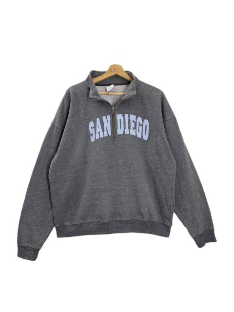 Other Designers Vintage - San Diego California Halfzip Sweatshirt