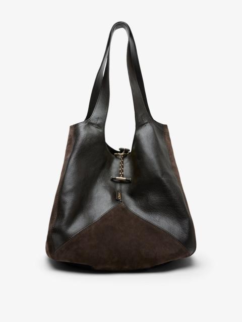 Chloé Chloe balloon dark brown bag
