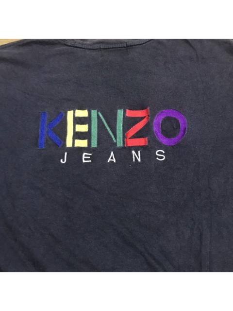 KENZO Vintage Kenzo embroidery Multicolored spell out tee