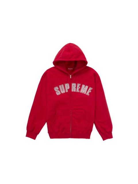 Supreme Supreme b.b. Simon Zip Up Hooded Sweatshirt Red