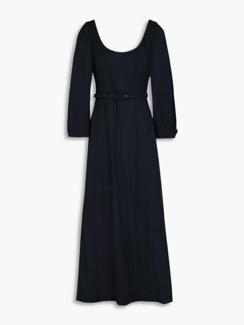 GABRIELA HEARST Mena belted silk-twill maxi dress