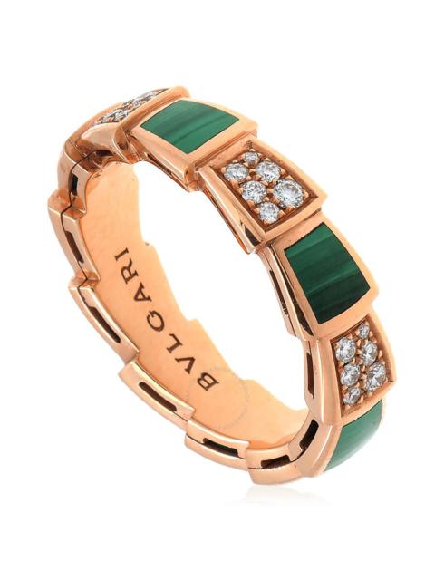 BVLGARI Bvlgari Serpenti Viper 18 Kt Rose Gold Ring, Size 50