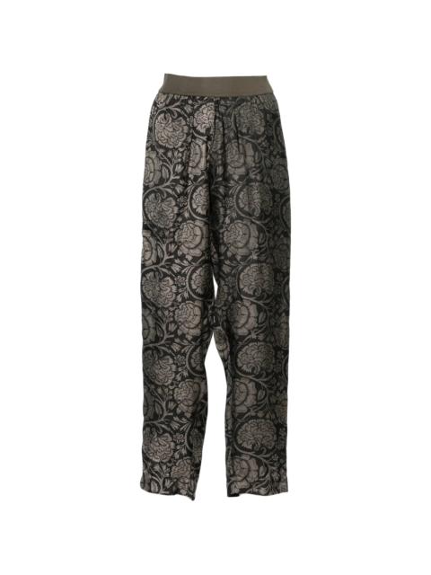 UMA WANG Uma Wang Palmer Floral Trousers