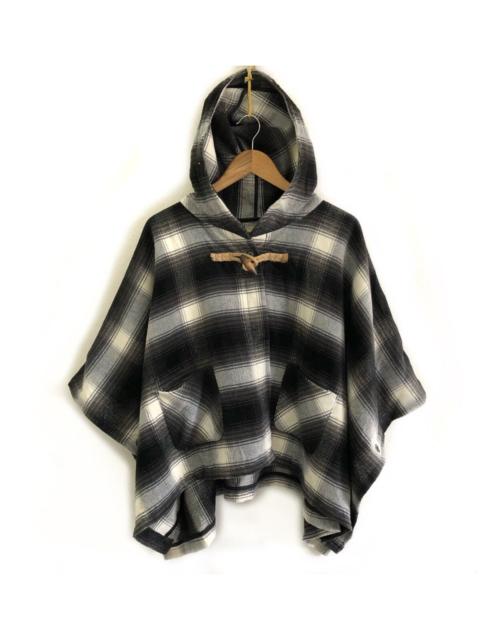 Other Designers Issey Miyake - RARE 🇯🇵 LOWRYS FARM CHECKERED WOOL TARTAN PONCHOS