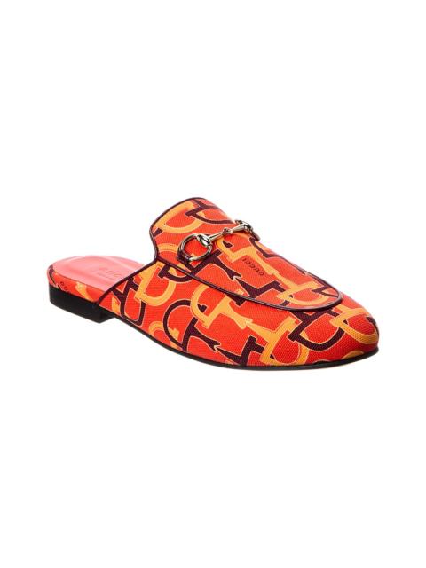 GUCCI Gucci Princetown Canvas Mule