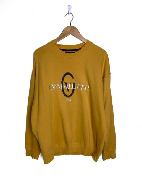 Vintage Gianni Valentino Embroidered Big Logo Sweatshirt