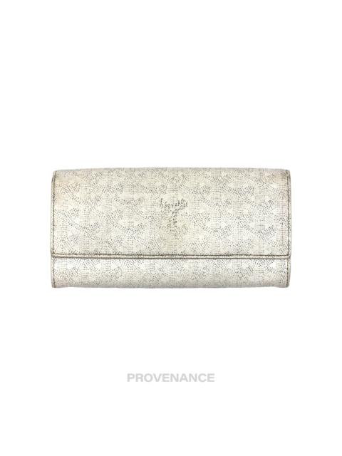 Goyard Varenne Long Wallet - White Goyardine