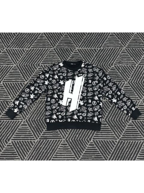 Other Designers Vintage HENUS Fullprint Japanese Design Pullover Sweatshirt