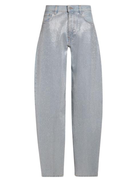 HAIKURE Haikure Bibi Crystal Embellished Balloon Leg Jeans in Stapled Blue at Nordstrom