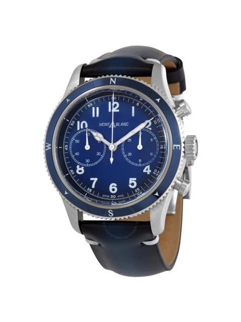 Montblanc Montblanc 1858 Chronograph Automatic Blue Dial Men's Watch 126912