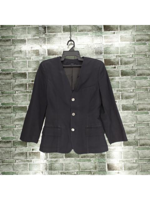 Other Designers Designer - Tricot Comme des Garcons Cut Out V Shape Suit Jacket #799-31