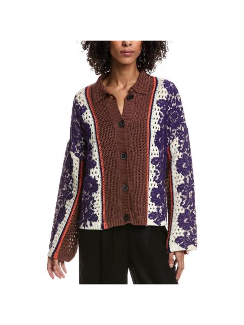 Valentino Valentino Bonded Lace Cardigan