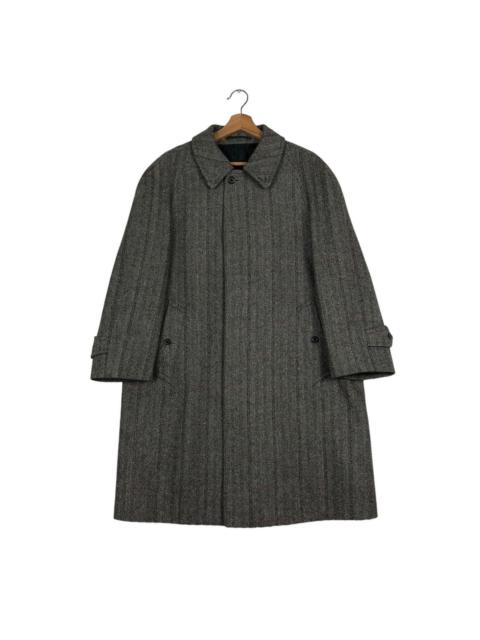 Other Designers Vintage - 🔥RICH GREY - FLY WOOL LONG JACKET COATS HERRINGBONE