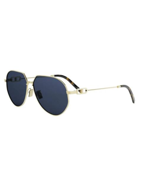 Dior Dior CD Link A1U Blue Pilot Men's Sunglasses DM40026 10V 61