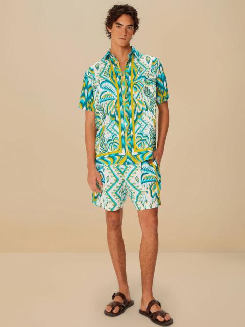 FARM RIO Sand Tropical Tapestry Lenzing™ Ecovero™ Euroflax™ Shorts