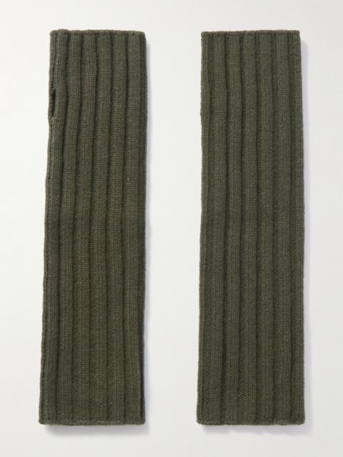 arch4 Ribbed Cashmere Wrist Warmers
