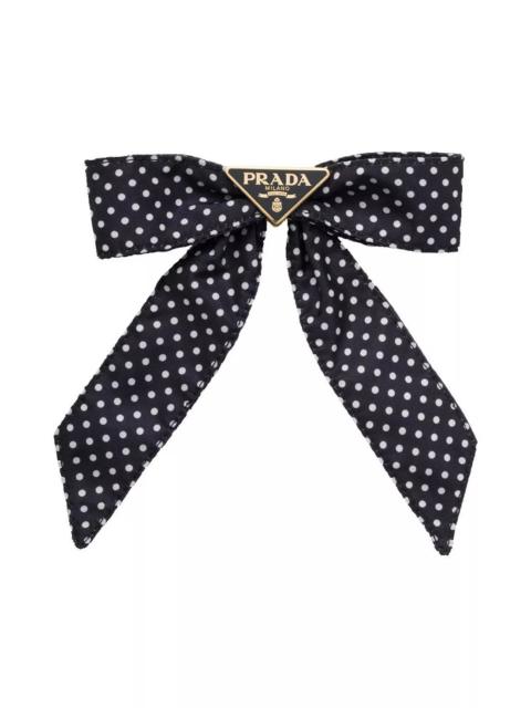 Prada Printed Re-Nylon Hair Clip