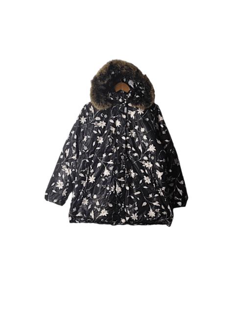 Balmain BALMAIN PARIS FLORAL PUFFER JACKET