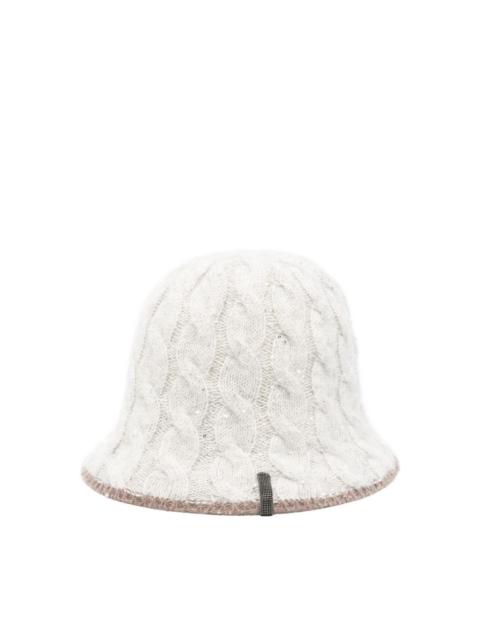 Brunello Cucinelli Wool cloche hat