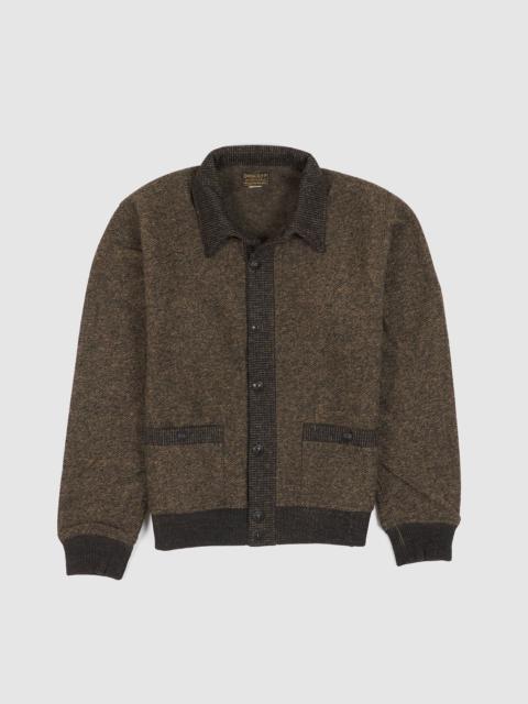 RRL by Ralph Lauren Double RL Double-Knit  Tweed Cardigan