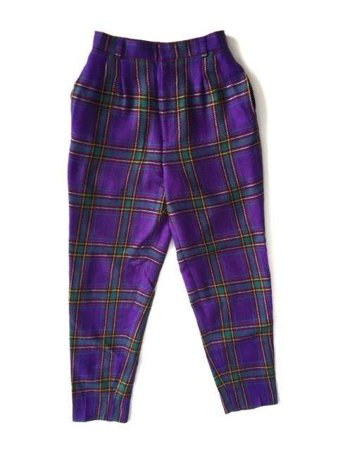 Other Designers Vintage - Vintage Wool Checkered Plaid High Waist Pants