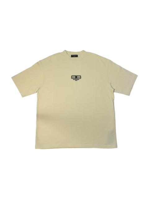 BALENCIAGA Balenciaga BB Paris Icon T-Shirts Beige