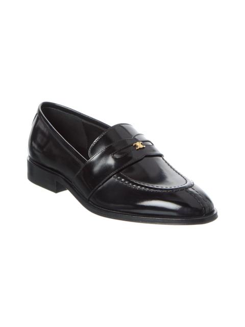 CELINE CELINE Malaquais Triomphe Leather Loafer