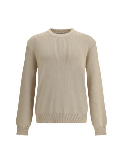 Golden Goose Golden Goose Men Beige Ribbed-Knit Sweater
