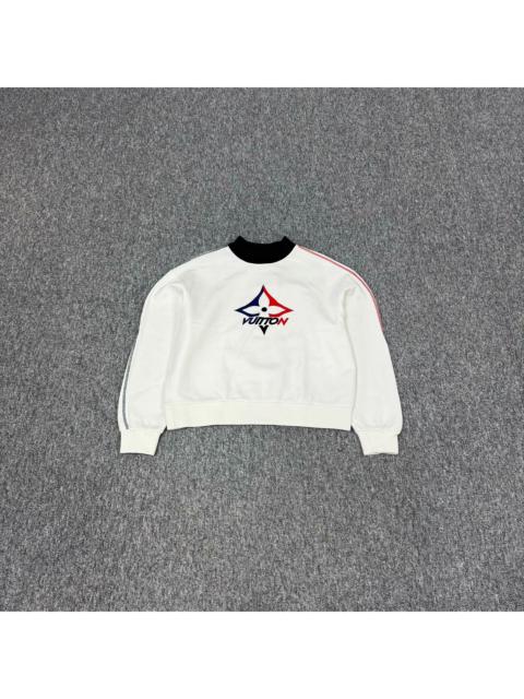 Louis Vuitton LOUIS VUITTON white cotton 2024 LV SNOWFLAKE Crewneck Sweater 