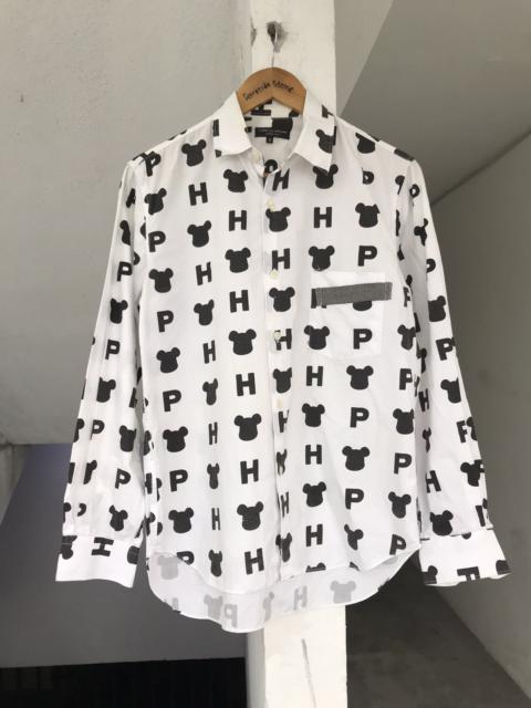 Comme Des Garçons 2009 CDG HOMME PLUS X BEARBRICK MEDICOM TOY BUTTON UP