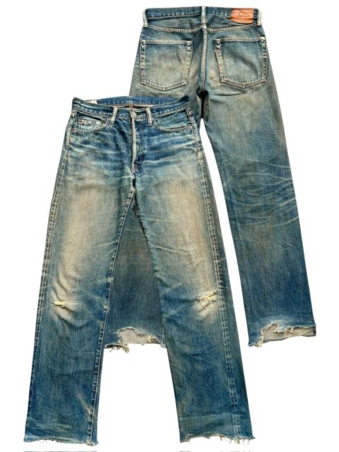 Other Designers Vintage 45RPM Distressed Mudwash Selvedge Denim Jeans 31x32