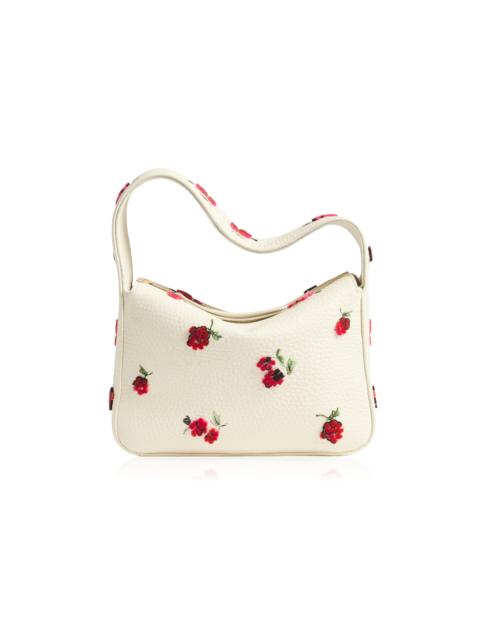 KHAITE Elena Small Leather Handbag ivory