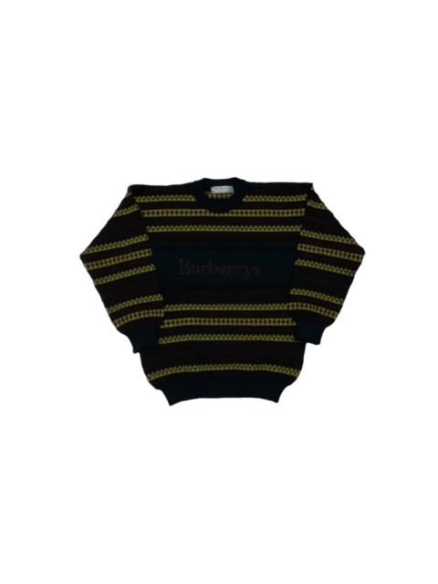 Other Designers Vintage Burberrys embroidered knit sweater
