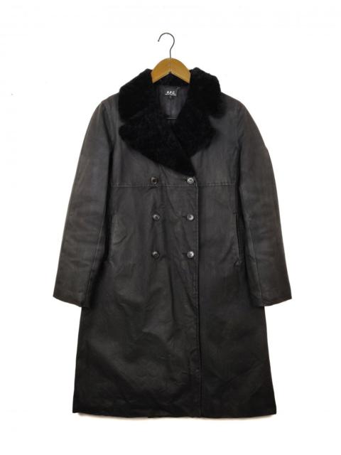 A.P.C. APC Wax Double Breast Jacket Long Coat