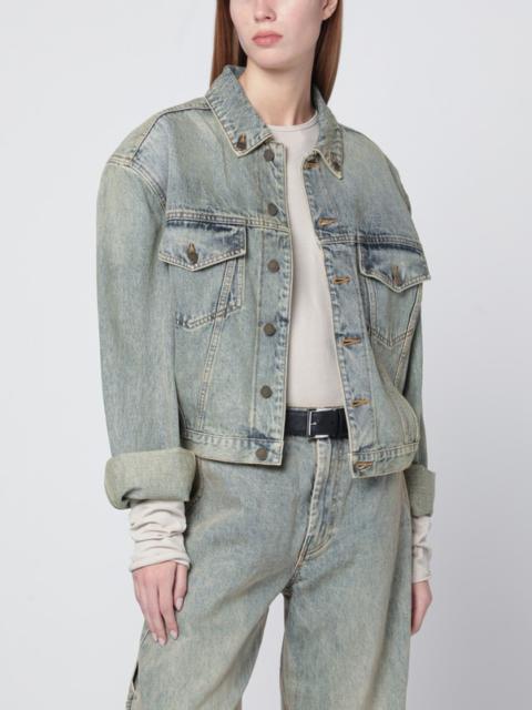 entire studios Denim jacket with washed effect