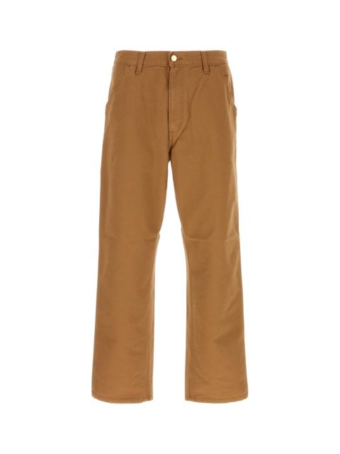 Carhartt Brown cotton Single Knee Pant